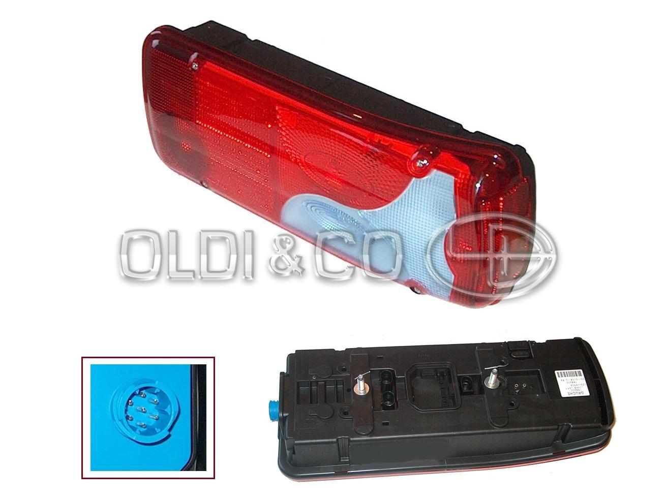 13.032.29500 - Авто оптика и лампочки - Фонарь задний ламповый - Optics and  bulbs - Rear lamp - OLDI & CO