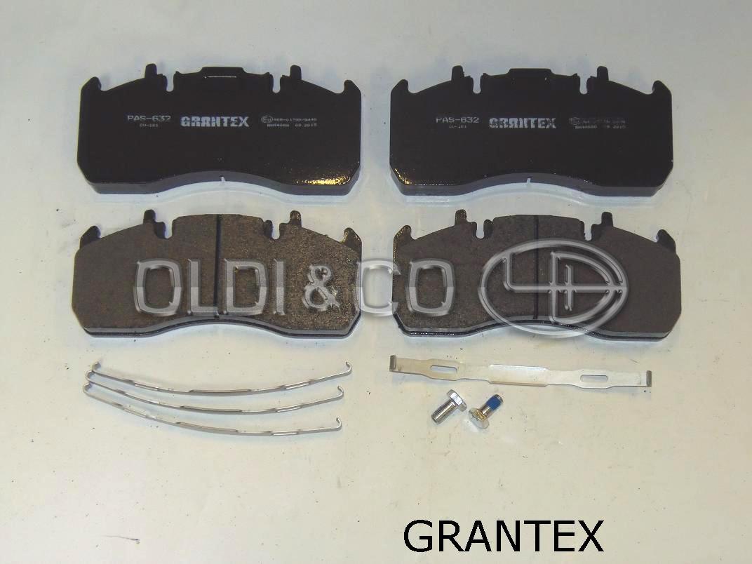 11.010.14761 Brake system → Brake pad kit
