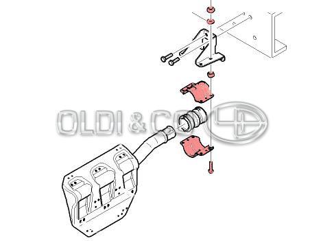 26.050.23833 / 
       
                          Rear mudguard mount