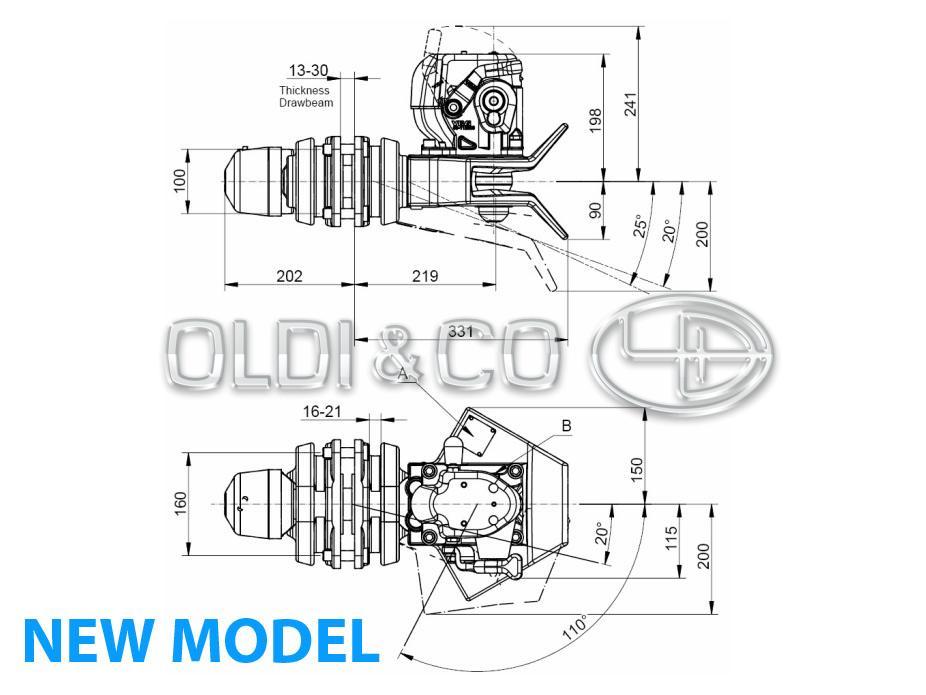 24.028.03933 / 
       
                          Trailer coupling